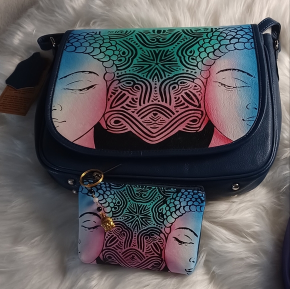 Buddha Leather Messenger Bag - Picture 9 of 9